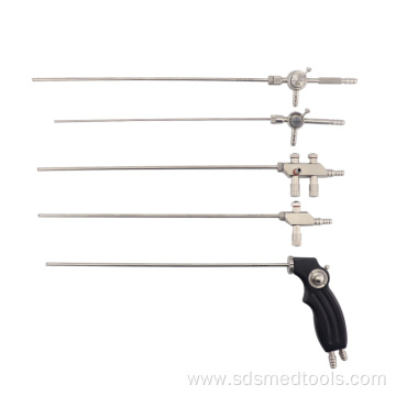 Stainless Steel Laparoscopic Gun Shape Suction irrigation